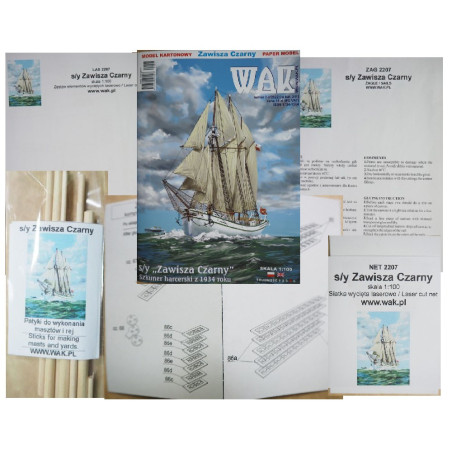 s/y „Zawisza Czarny“ – the Polish school schooner - a kit