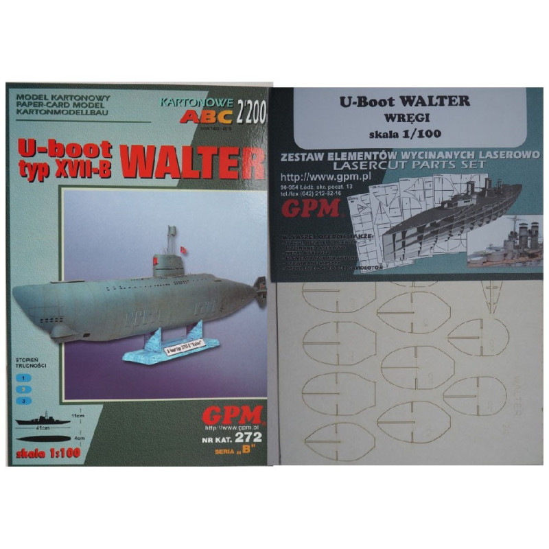 „Walter“ – XVII-B tipo povandeninis laivas – rinkinys