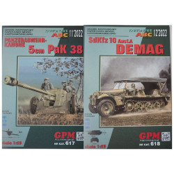 „PAK 38“ + Sd. Kfz. 10 Ausf A. „Demag“ – the German anti-tank gun and artillery tractor - a kit